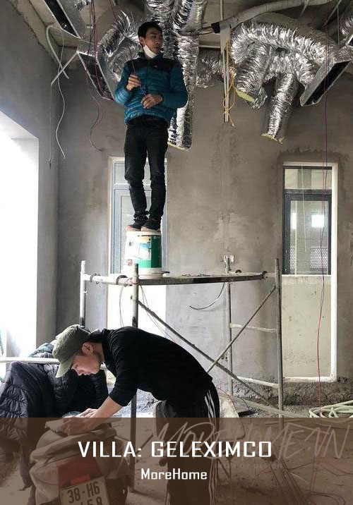  Thi công phần thô biệt thự Geleximco