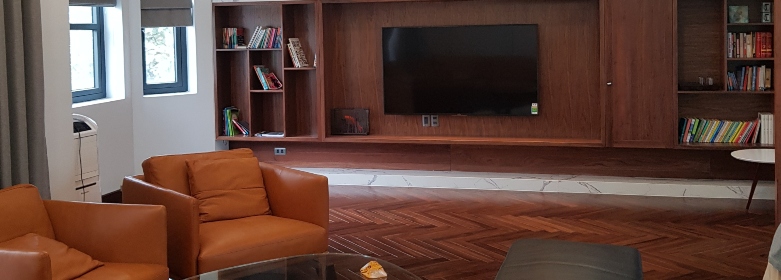  Thi công nội thất phòng khách biệt thự hiện đại tại Vinhomes Imperia Hải Phòng